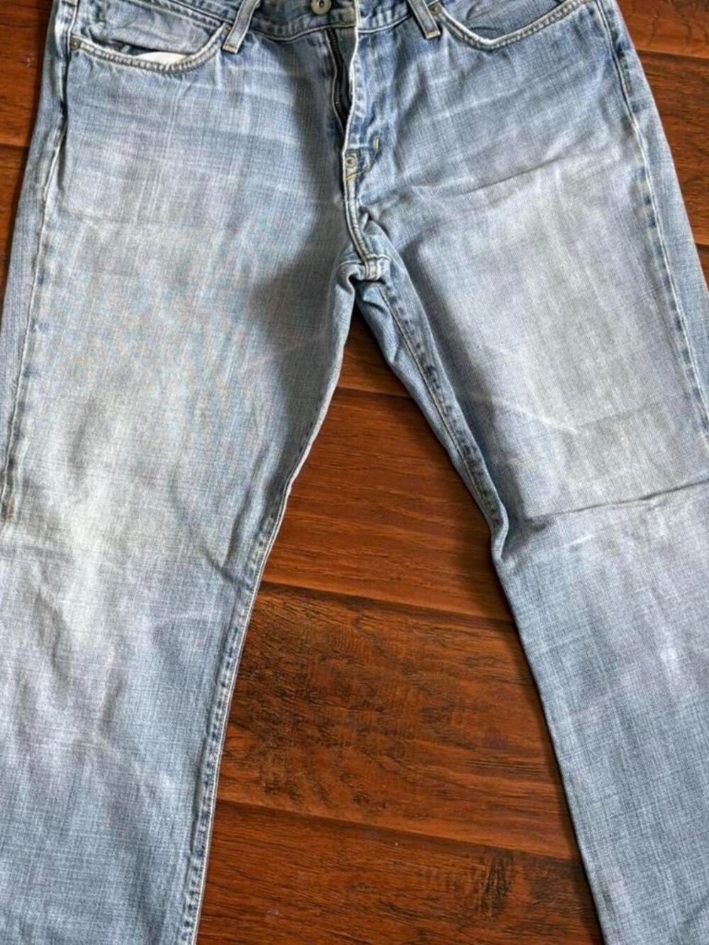 Paper Denim & Cloth Mens Jeans Size 36 USA Made Light Wash Y2K